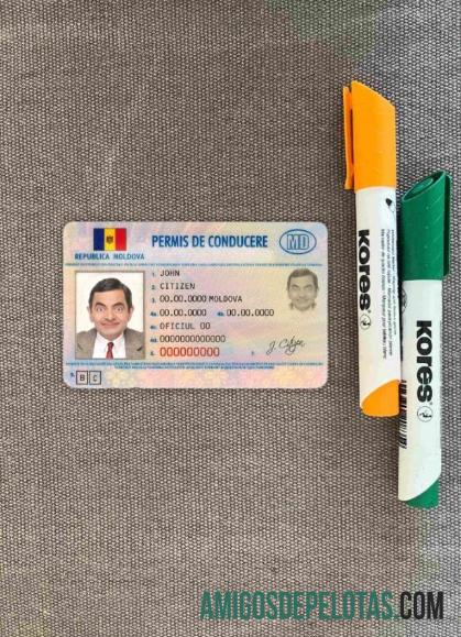 Moldávia DL fotovisual frontal amostra